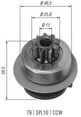 MAGNETI MARELLI Zobrats, Starteris 940113020186